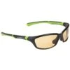 Swiss Eye Drift Sunglasses - Photochromic Orange Smoke Lens / Matt Black Green Frame -Camp Furnish Sales Store 12072 1 1