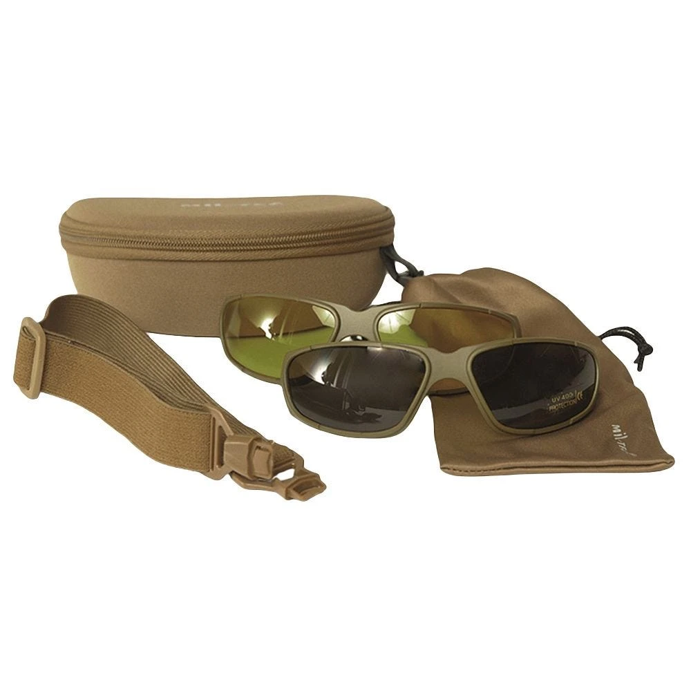 Mil-Tec Tactical Googles 3IN1 Coyote 4 Mil-Tec Tactical Googles 3IN1 Coyote - Image 2