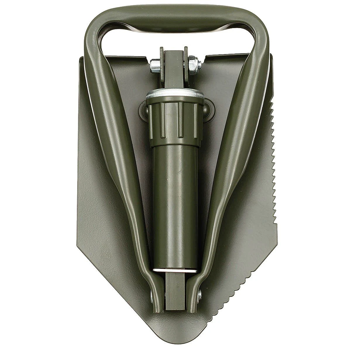 MFH German Army Folding Shovel With Cover Olive 4 MFH German Army Folding Shovel With Cover Olive - Image 2