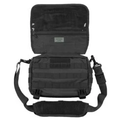 MFH MOLLE Shoulder Bag Padded Straps Black -Camp Furnish Sales Store 30695A MFH MOLLE Shoulder Bag Padded Straps Black 3
