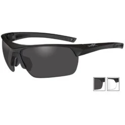 Wiley X Guard Advanced - Smoke Grey + Clear Lenses / Matte Black Frame