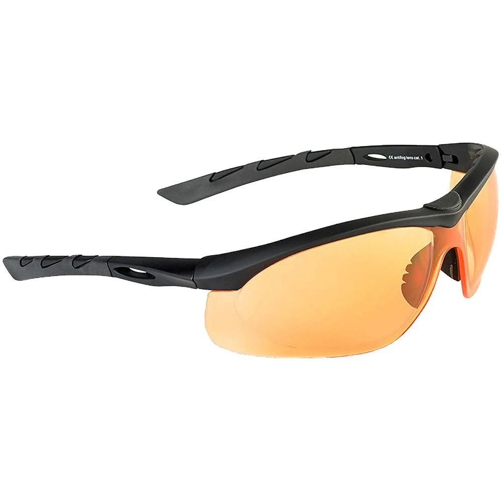 Swiss Eye Lancer Sunglasses - Orange Lens / Black Rubber Frame 3 Swiss Eye Lancer Sunglasses - Orange Lens / Black Rubber Frame