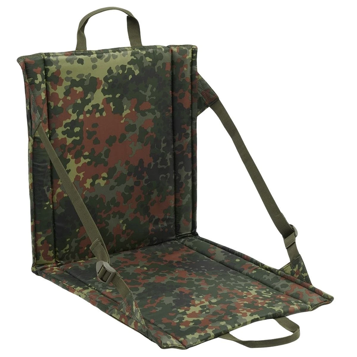 Brandit Foldable Seat Flecktarn 4 Brandit Foldable Seat Flecktarn - Image 2