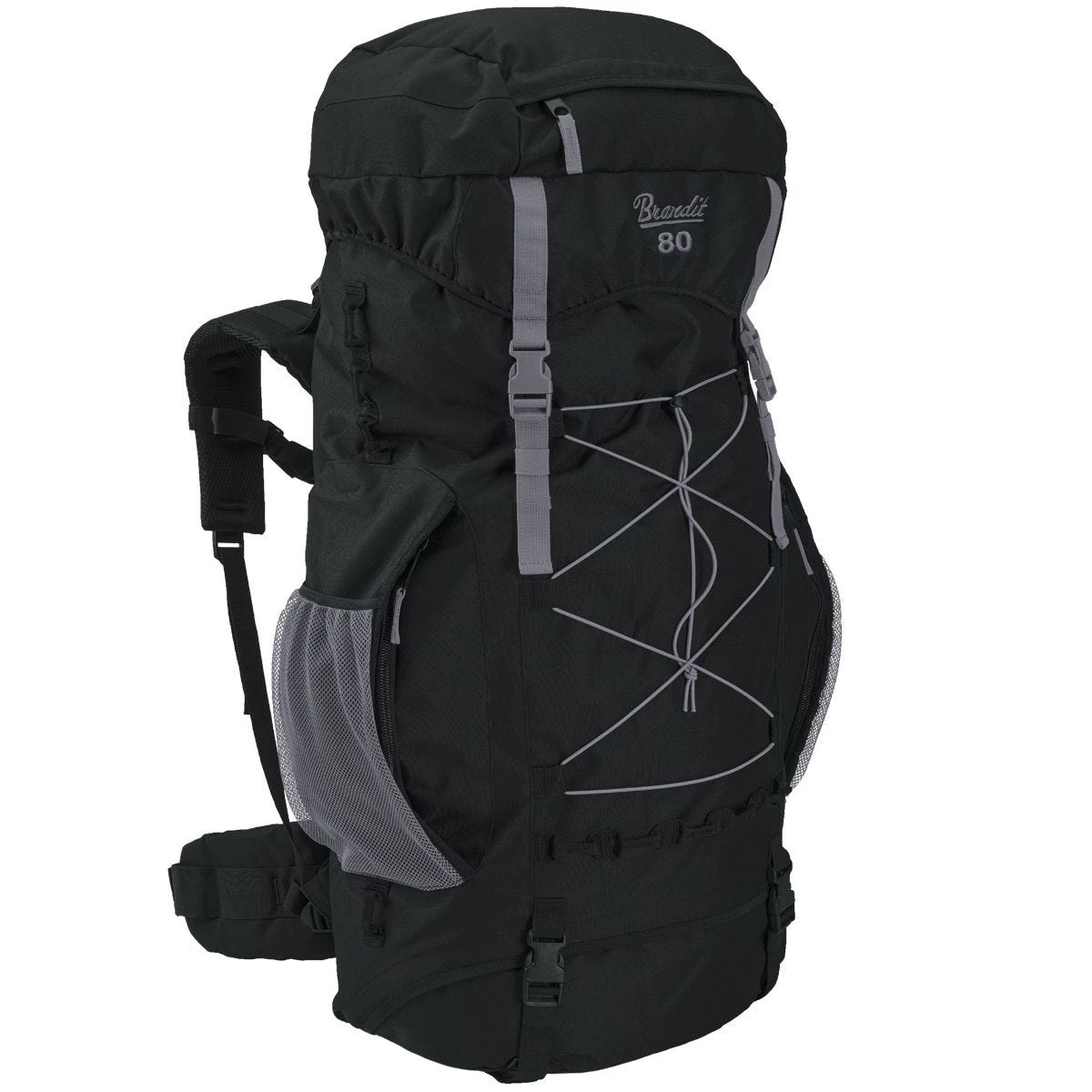 Brandit Aviator 80 Backpack Black 3 Brandit Aviator 80 Backpack Black