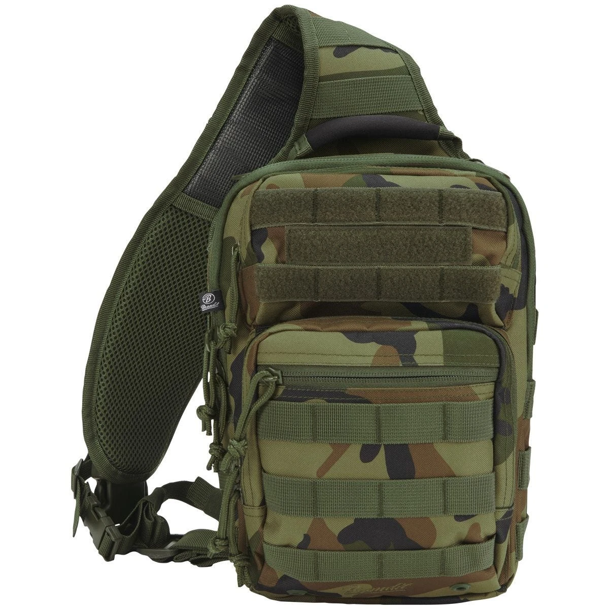 Brandit US Cooper Sling Pack Woodland 3 Brandit US Cooper Sling Pack Woodland