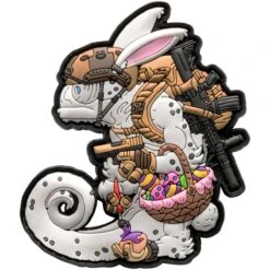 Patchlab Chameleon Easter Operator Patch White/Coyote