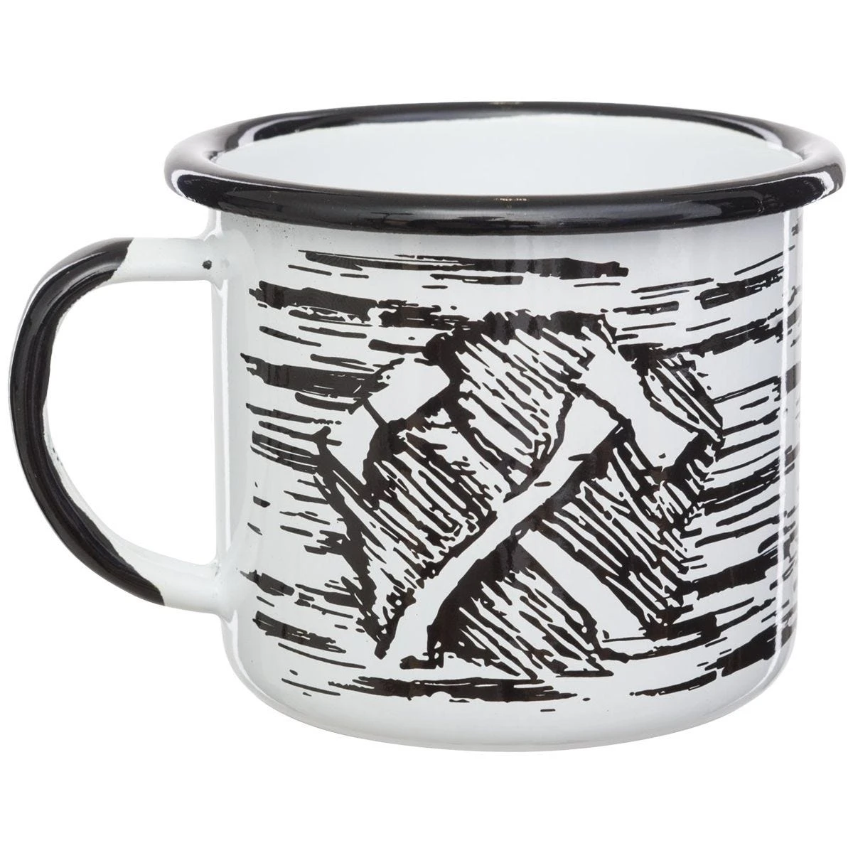 Helikon Axe Enamel Mug 350ml White 5 Helikon Axe Enamel Mug 350ml White - Image 3