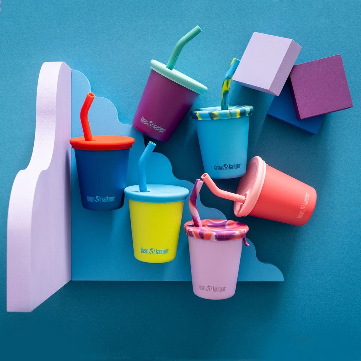 Klean Kanteen Kid's Cup 295ml W/Straw Lid Sparkling Grape 6 Klean Kanteen Kid's Cup 295ml W/Straw Lid Sparkling Grape - Image 4