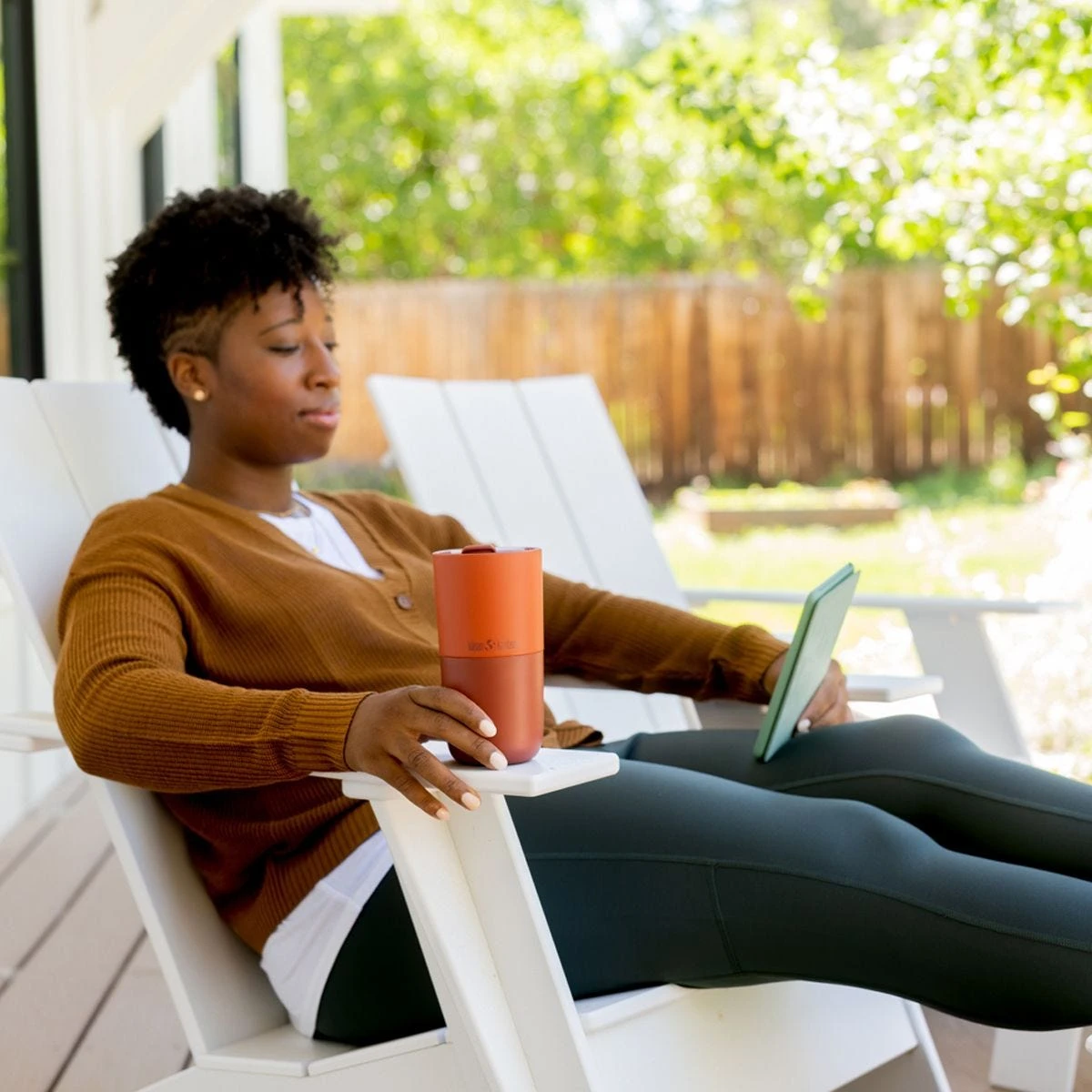 Klean Kanteen Rise 473ml Tumbler W/Flip Lid Autumn Glaze 4 Klean Kanteen Rise 473ml Tumbler W/Flip Lid Autumn Glaze - Image 2