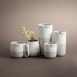 Klean Kanteen Rise 280ml Lowball Tumbler W/Flip Lid Tofu -Camp Furnish Sales Store Klean Kanteen Rise Tofu 1200x1200