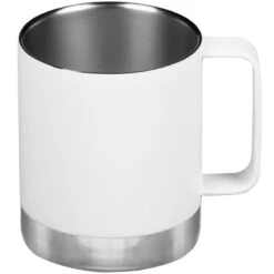 Klean Kanteen 355ml Insulated Camp Mug W/Tumbler Lid Matte White