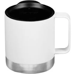 Klean Kanteen 355ml Insulated Camp Mug W/Tumbler Lid Matte White -Camp Furnish Sales Store Klean Kanteen Insulated Mug 03