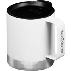 Klean Kanteen 355ml Insulated Camp Mug W/Tumbler Lid Matte White -Camp Furnish Sales Store Klean Kanteen Insulated Mug 04