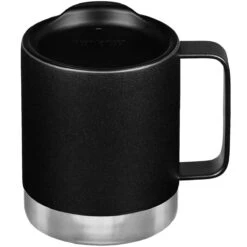 Klean Kanteen 355ml Insulated Camp Mug W/Tumbler Lid Black -Camp Furnish Sales Store Klean Kanteen Insulated Mug Black 03