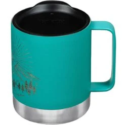 Klean Kanteen 355ml Insulated Camp Mug W/Tumbler Lid Mountain-Porcelain 9 Klean Kanteen 355ml Insulated Camp Mug W/Tumbler Lid Mountain-Porcelain -Camp Furnish Sales Store Klean Kanteen Inulated Mug Mountain Porcelain 03