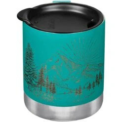 Klean Kanteen 355ml Insulated Camp Mug W/Tumbler Lid Mountain-Porcelain 11 Klean Kanteen 355ml Insulated Camp Mug W/Tumbler Lid Mountain-Porcelain -Camp Furnish Sales Store Klean Kanteen Inulated Mug Mountain Porcelain 05