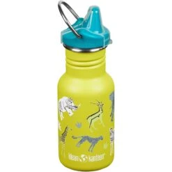 Klean Kanteen Kid Kanteen 355ml Bottle Sippy Cap Safari