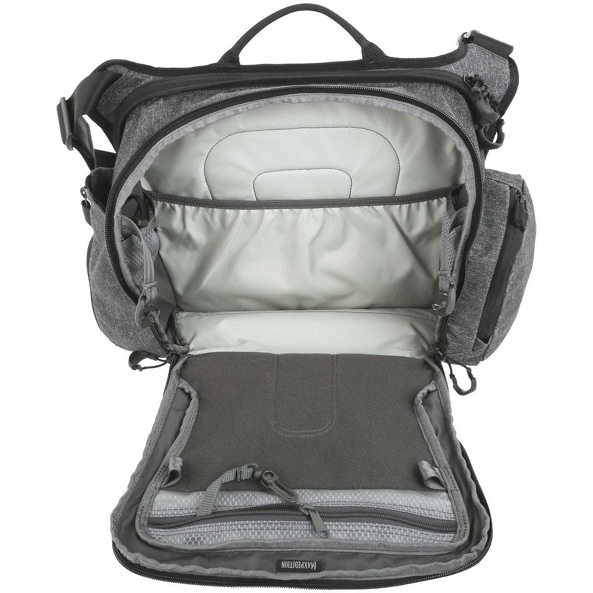 Maxpedition Entity 14L Crossbody Bag Large Charcoal 7 Maxpedition Entity 14L Crossbody Bag Large Charcoal - Image 5