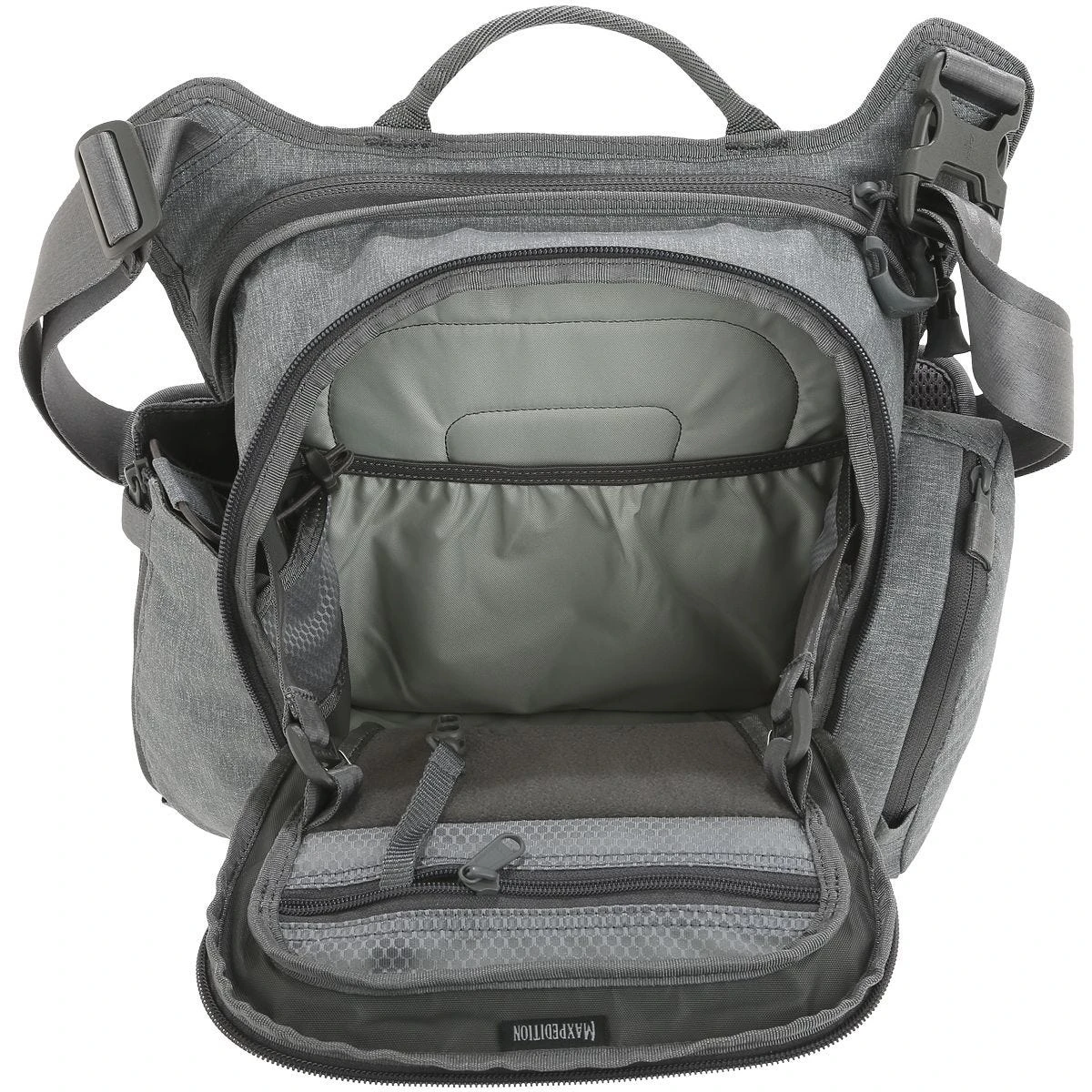 Maxpedition Entity 9L Crossbody Bag Small Ash 7 Maxpedition Entity 9L Crossbody Bag Small Ash - Image 5