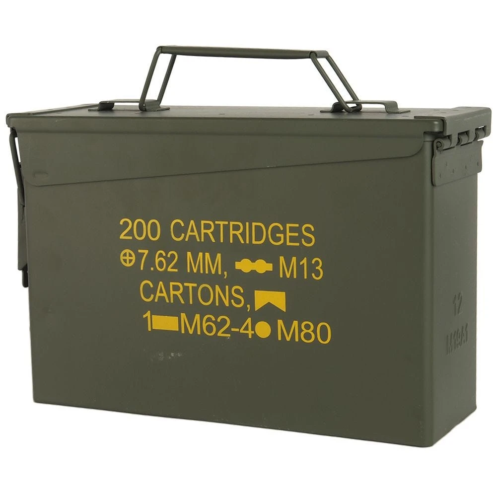 Mil-Tec US Ammo Box M19A1 Cal.30 Olive 3 Mil-Tec US Ammo Box M19A1 Cal.30 Olive