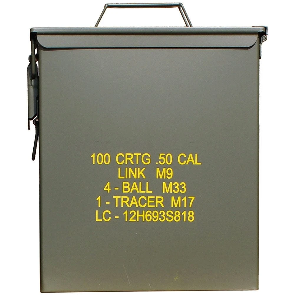 Mil-Tec US Ammo Box M9 Cal.50 Large Olive 3 Mil-Tec US Ammo Box M9 Cal.50 Large Olive