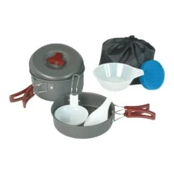 Mil-Tec Anodized Aluminium 1 Person Cook Set