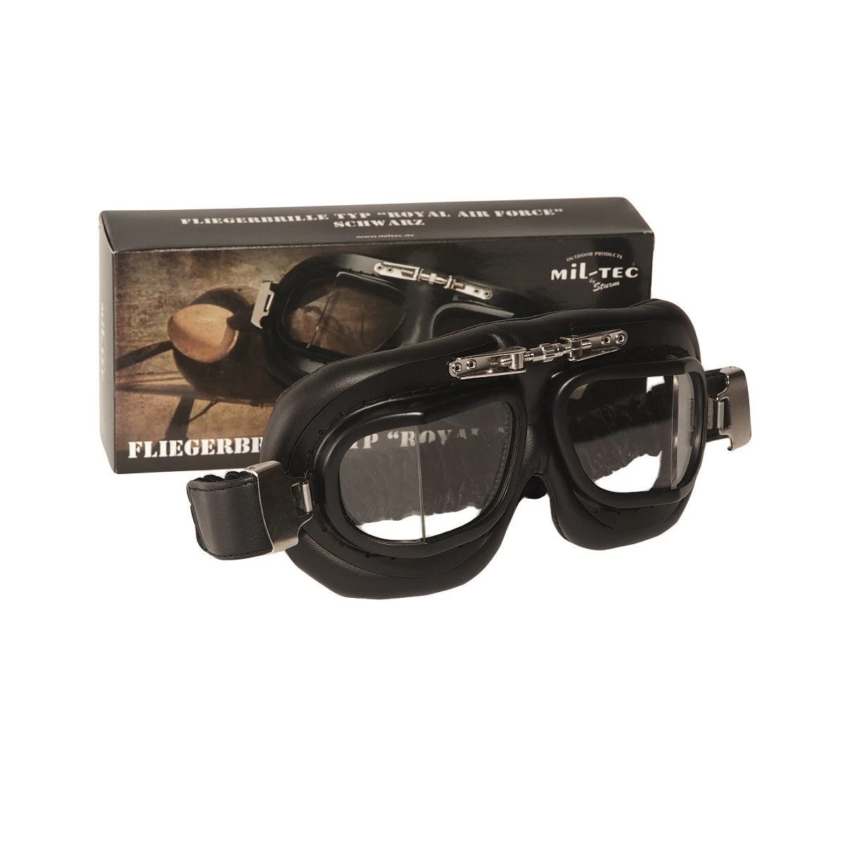 Mil-Tec Royal Air Force Aviator Googles Black 3 Mil-Tec Royal Air Force Aviator Googles Black