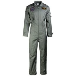 Mil-Tec Kids US Flight Coverall With Patches Olive