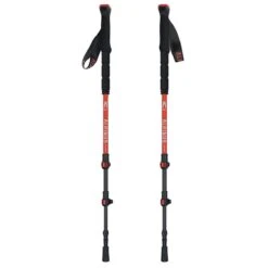 Alpinus Pro Trekking Poles Dhaulagiri Red
