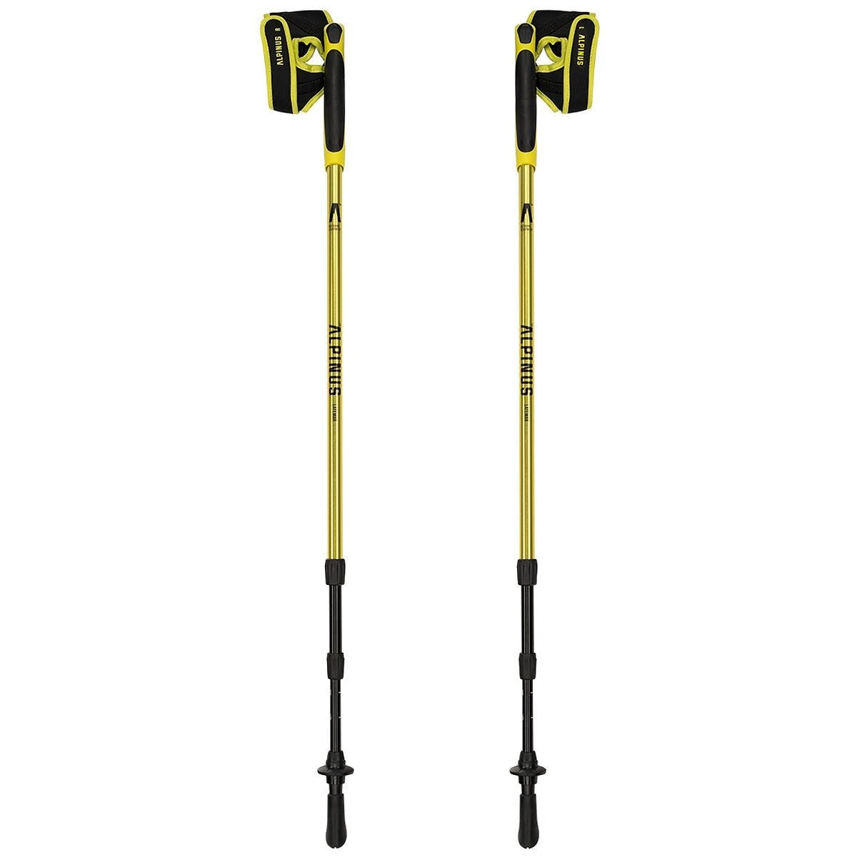 Alpinus Active Nordic Walking Poles Latemar Yellow 3 Alpinus Active Nordic Walking Poles Latemar Yellow
