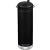 Klean Kanteen TKWide 592ml Insulated Bottle Twits Cap W/Straw Black -Camp Furnish Sales Store TKWide Black TC 01