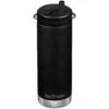 Klean Kanteen TKWide 473ml Insulated Bottle Twist Cap W/Straw Black -Camp Furnish Sales Store TKWide Black TC 01 1