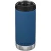 Klean Kanteen TKWide 355ml Insulated Bottle Cafe Cap Real Teal -Camp Furnish Sales Store TKWide CC Real Teal 01