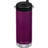 Klean Kanteen TKWide 473ml Insulated Bottle Twist Cap W/Straw Purple Potion