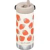 Klean Kanteen TKWide 355ml Insulated Bottle Twist Cap W/Straw Strawberries -Camp Furnish Sales Store TKWide Strawberries TC 01