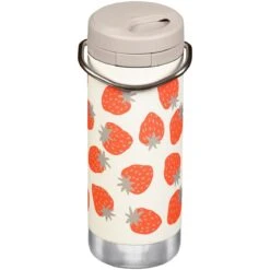 Klean Kanteen TKWide 355ml Insulated Bottle Twist Cap W/Straw Strawberries -Camp Furnish Sales Store TKWide Strawberries TC 03