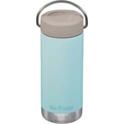 Klean Kanteen TKWide 355ml Insulated Bottle Twist Cap W/Straw Blue Tint -Camp Furnish Sales Store TKWide TC Blue Tint 03