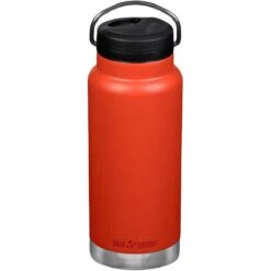 Klean Kanteen TKWide 946ml Insulated Bottle Twist Cap W/Straw Tiger Lilly -Camp Furnish Sales Store TKWide Tiger Lilly TC 03