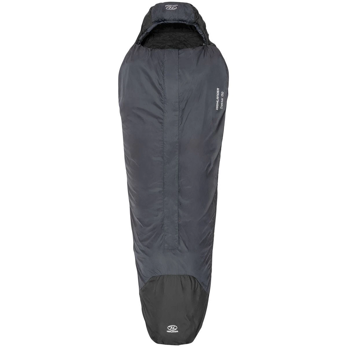 Highlander Trekker 150 Mummy Sleeping Bag Charcoal 4 Highlander Trekker 150 Mummy Sleeping Bag Charcoal - Image 2