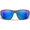 Wiley X WX Climb Glasses - Captivate Polarized Blue Mirror Lenses / Matte Grey Frame -Camp Furnish Sales Store Wiley X WX Climb Glasses ACCLM09 1 1200x1200