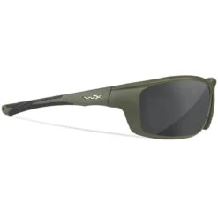 Wiley X WX Grid Glasses - Captivate Polarized Grey Mirror Lenses / Matte Utility Green Frame -Camp Furnish Sales Store Wiley X WX Grid Glasses CCGRD08 5 1200x1200