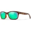Wiley X WX Helix Glasses - Captivate Polarized Green Mirror Lenses / Gloss Demi Brown Frame -Camp Furnish Sales Store Wiley X WX Helix Glasses AC6HLX07 1 1200x1200