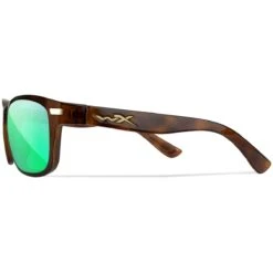 Wiley X WX Helix Glasses - Captivate Polarized Green Mirror Lenses / Gloss Demi Brown Frame -Camp Furnish Sales Store Wiley X WX Helix Glasses AC6HLX07 4 1200x1200
