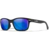 Wiley X WX Helix Glasses - Captivate Polarized Blue Mirror Lenses / Matte Black Frame -Camp Furnish Sales Store Wiley X WX Helix Glasses AC6HLX09 1 1200x1200