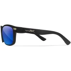 Wiley X WX Helix Glasses - Captivate Polarized Blue Mirror Lenses / Matte Black Frame -Camp Furnish Sales Store Wiley X WX Helix Glasses AC6HLX09 4 1200x1200