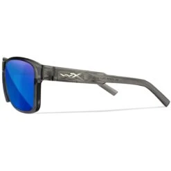 Wiley X WX Trek Glasses - Captivate Polarized Blue Mirror Lenses / Gloss Crystal Dark Grey Frame -Camp Furnish Sales Store Wiley X WX Trek Glasses AC6TRK09 3 1200x1200