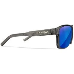 Wiley X WX Trek Glasses - Captivate Polarized Blue Mirror Lenses / Gloss Crystal Dark Grey Frame -Camp Furnish Sales Store Wiley X WX Trek Glasses AC6TRK09 4 1200x1200
