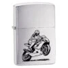Zippo Motorcycle Brushed Chrome -Camp Furnish Sales Store Z200BIKE Zippo Motorcycle Brushed Chrome 1
