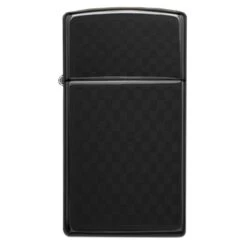 Zippo Carbon Fibre Design Lighter Grey Dusk Iced