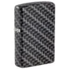 Zippo Carbon Fibre Design Lighter White Matte -Camp Furnish Sales Store Z49356 Zippo Carbon Fibre Design Lighter Matte 01